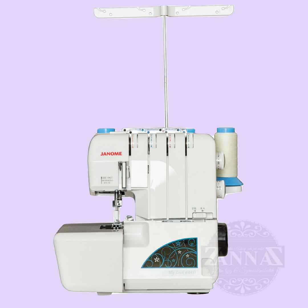 Köp din Janome Overlock 644 D hos oss på ZannaZ.Perfekt till att sy i trikå