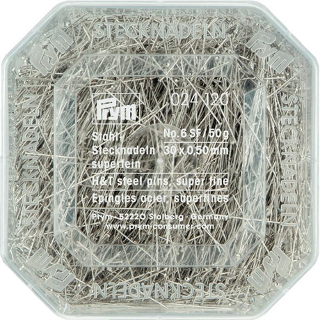 Prym PRYM - Knappnål 30 x ,0,50 mm No. 6 SF / 50 g.