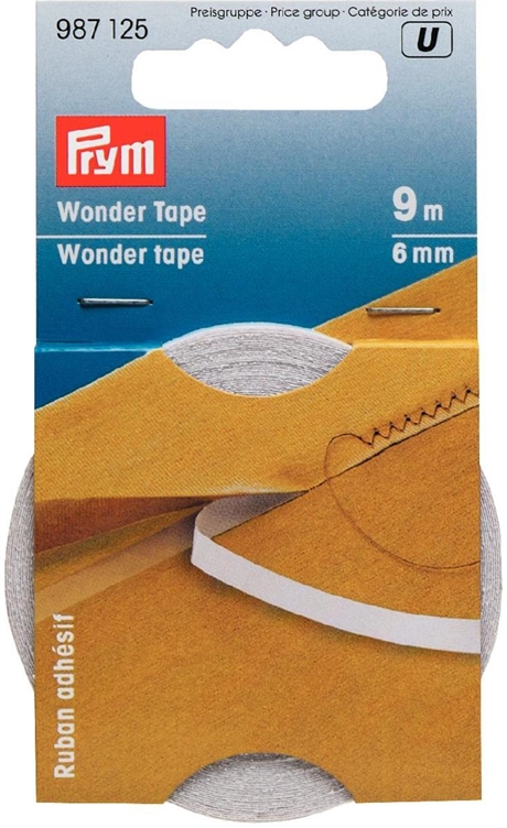 Prym Wonder Tape - Dubbelhäftande tejp 6mm,