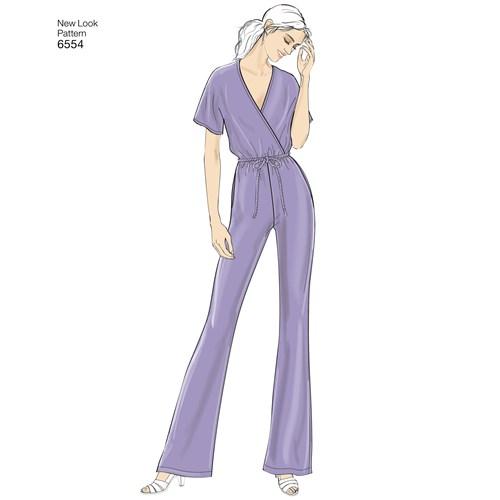 New Look 6554 - Klännning Jumpsuit Dam