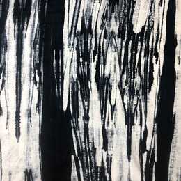 Tie-Dye stripe Black Trikåtyg  1 meter