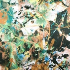 Stretch duschess Green Splash