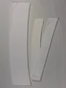 Vit 29 Pike' krage + mudd