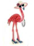 Tygmärke - Holiday Flamingo
