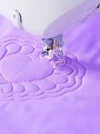 Quiltfot genomskinlig