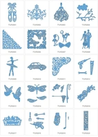 TATTERED LACE PATTERN 20 DESIGNS - COLLECTION 3