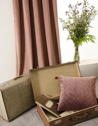 Sammetsgardin Ljuva, gammelrosa