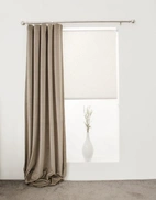 Sammetsgardin Ljuva, beige