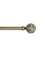 Ändknopp Denise, antik mässing, 16/19 mm och 19/19 mm