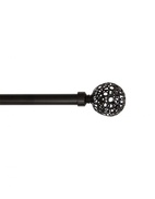 Ändknopp Denise, svart, 16/19 mm och 19/19 mm