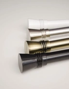 Ändknopp LILLY, stål 25/28 mm - Hasta