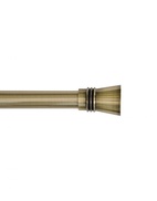 Ändknopp LILLY, antikmässing, 25/28 mm