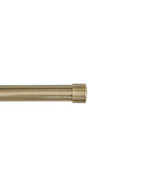 Ändknopp Sara, antikmässing, 25/28 mm - Hasta