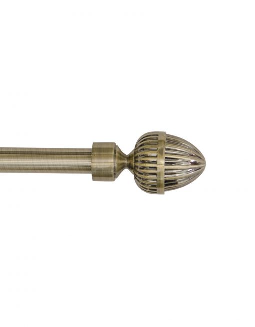 Ändknopp Lisa, antikmässing, 16/19 mm och 19/19 mm