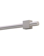 Stångdekor SQUARE, rostfritt stål - 18/20 mm