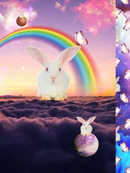 Paneler Rainbow Rabbit