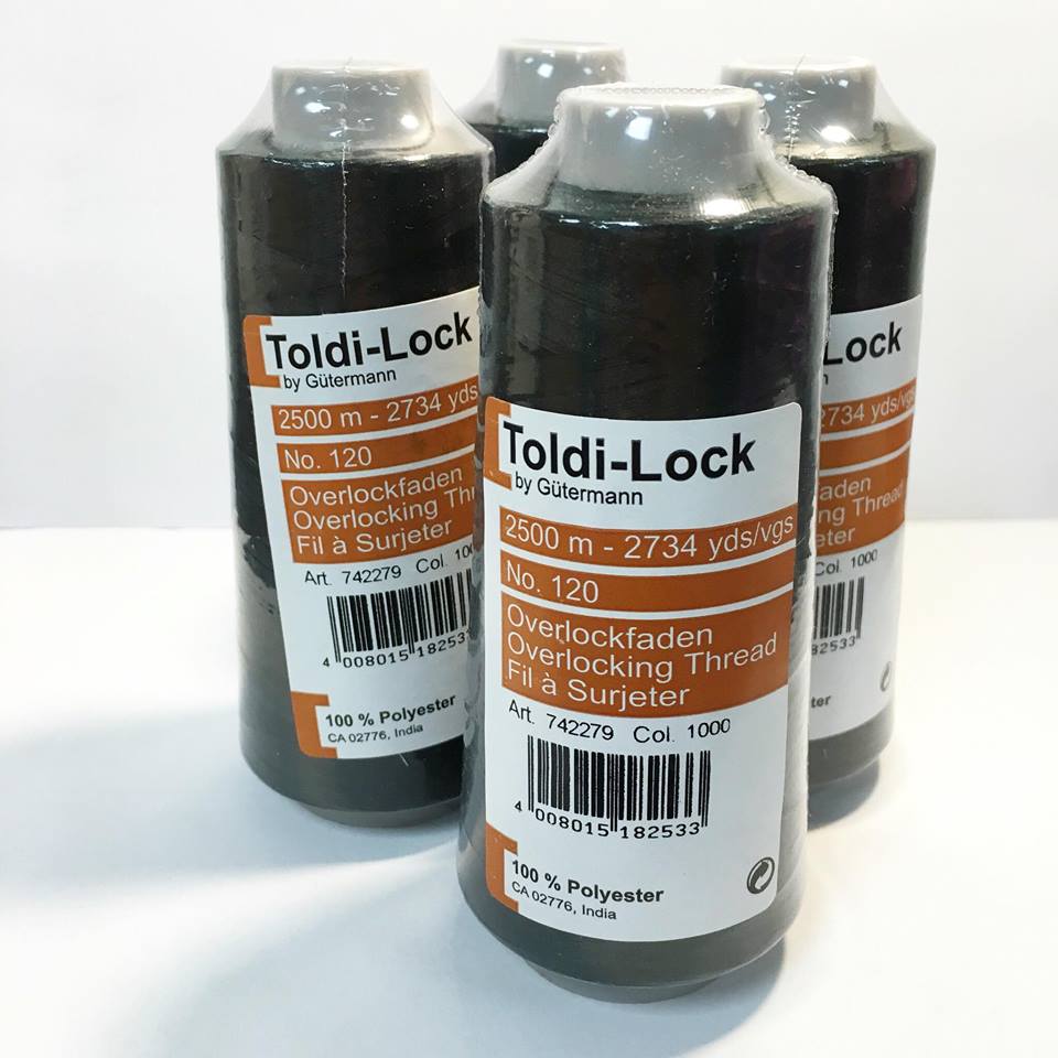 Overlockstråd  - svart