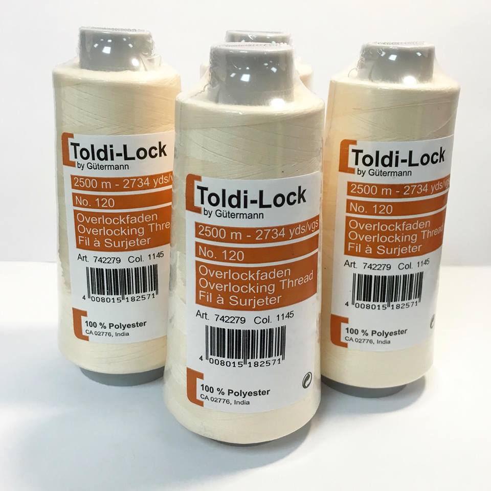 Gütermann Toldi-Lock Overlockstråd - Offwhite