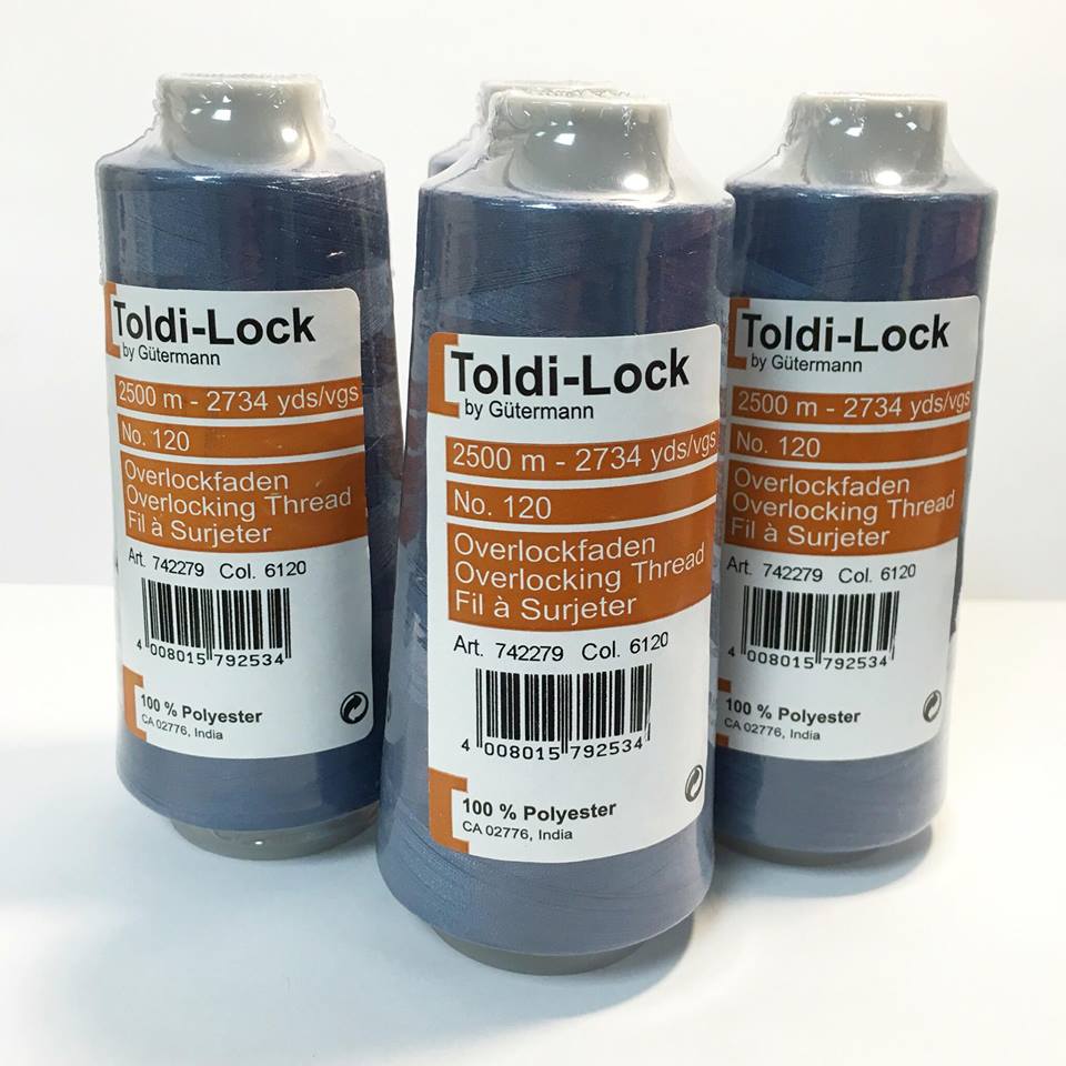 Gütermann Toldi-Lock Overlockstråd - 6120 - 4 st