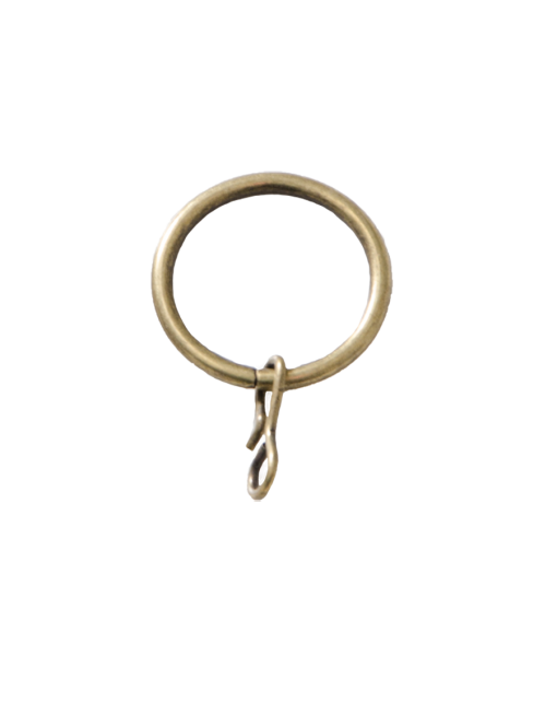 Gardinring ANTIKMÄSSING - för 16/19 eller 18/20 mm stång