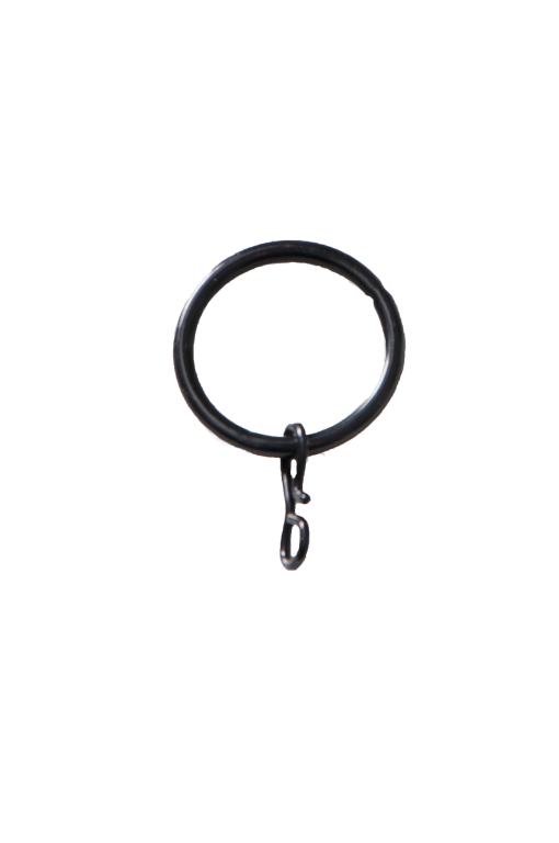 Gardinring för 25-28 mm stång SVART