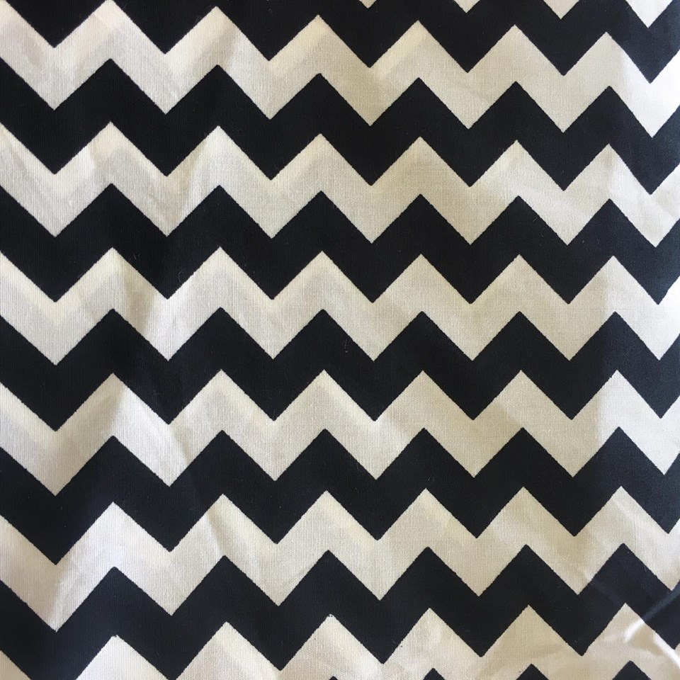 Svart & Vit Zick Zack