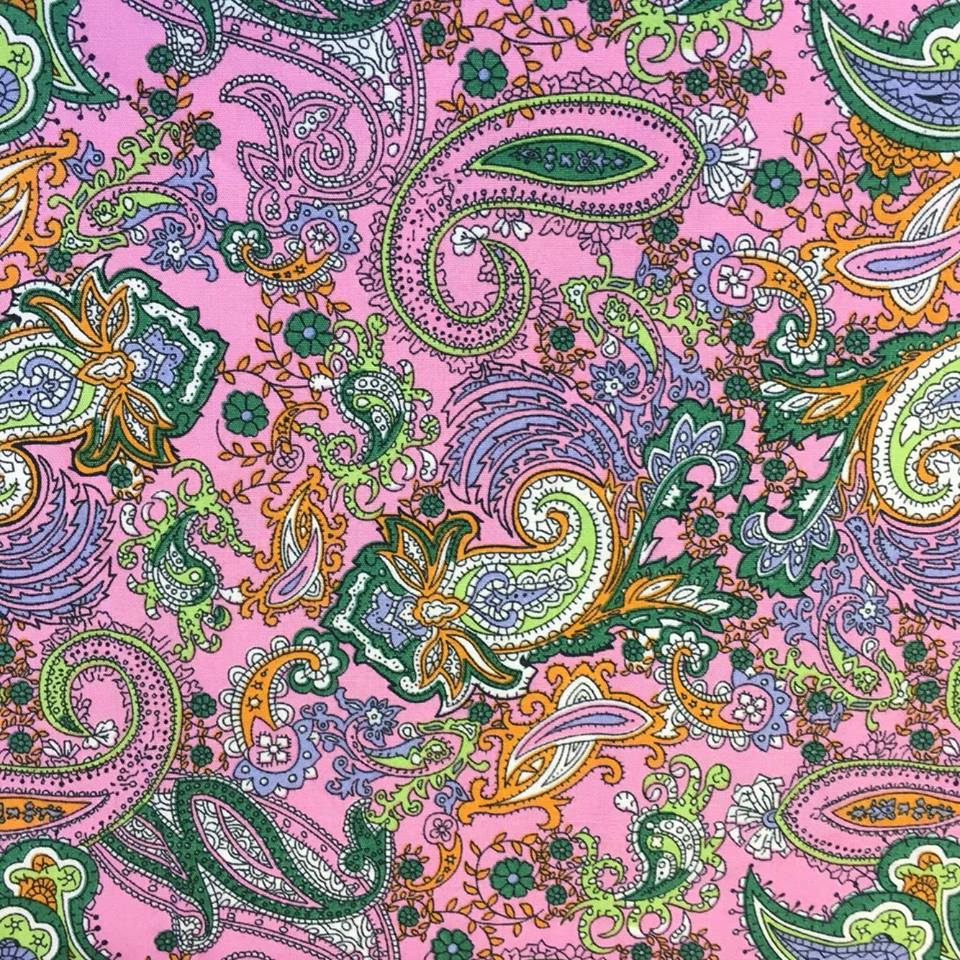 Orgentanska Mönster Rosa Q 13-2