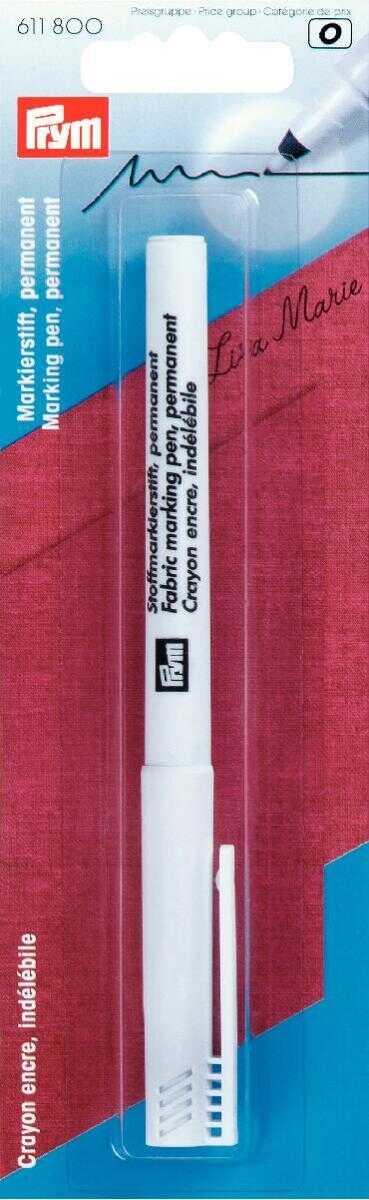 PRYM - Markeringspenna permanentpenna extra fin svart