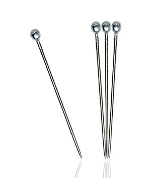 Silver huvud Pins 26 x 0,60mm 250 g.