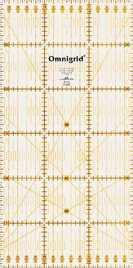 Linjal 15x30 cm OMNIGRID