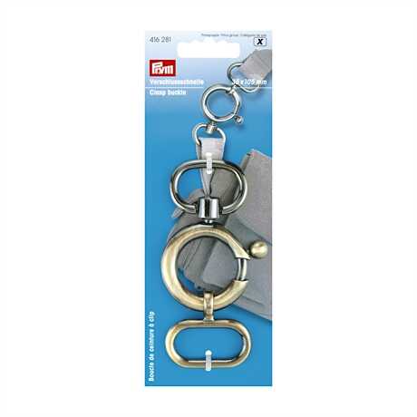 PRYM - Karbinspänne - Väskspänne 35 x 105 mm ANTIK MÄSSING