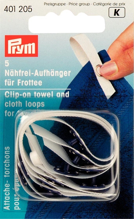 Handukshängare 5 st VIT