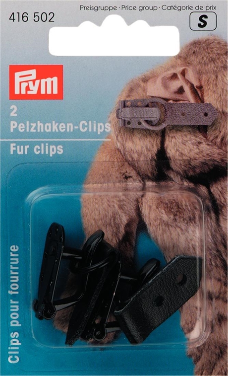 Pälshakar/clips SVART
