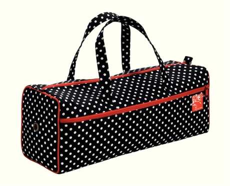 PRYM - POLKA DOTS svart/vit Bag för handarbete 44 x 14 x 17 cm