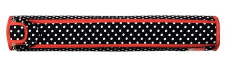 Polka Dots Rulle stickor SVART/VIT Ø 9,5 x 51,5 cm