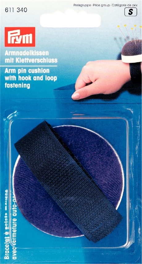 Nåldyna för arm med kardborreband blå