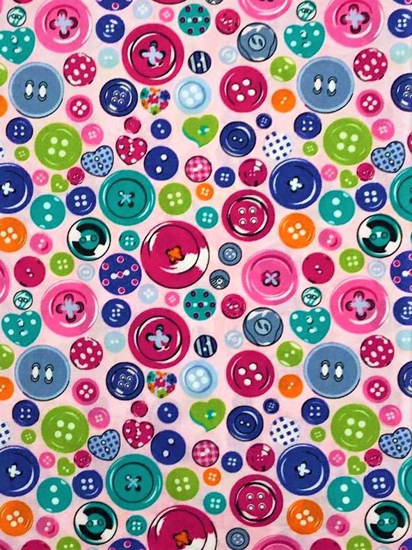 Cute As A Button / PINK Q 12-1