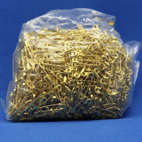 PRYM - Säkerhetsnålar MS No 3/0 GULD färgade 1000 st 19 mm