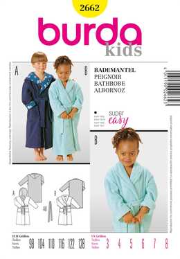 2662. Burda - BATHROBE