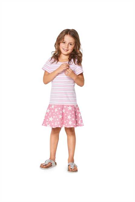 9341. Burda - CHILD'S SUMMER JERSEY DRESSES