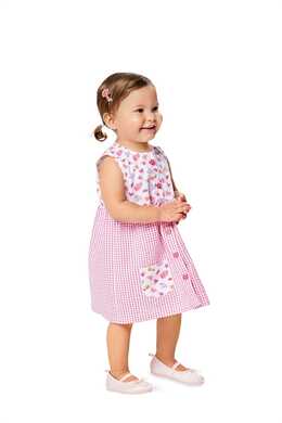 9357. Burda - BABY COLLAR DRESS AND PANTIES