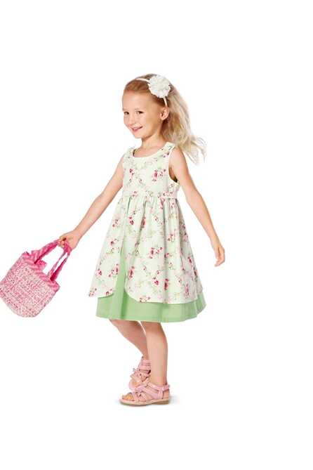 9460. Burda -  TODDLERS & GIRLS DRESS & JUMPSUIT