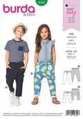 9342. Burda - CHILD'S ELASTIC WAISTBAND TROUSERS