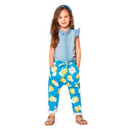 9342. Burda - CHILD'S ELASTIC WAISTBAND TROUSERS