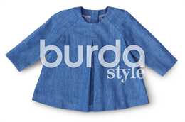 9348. Burda - LOOSE DRESS – BLOUSE – RAGLAN SLEEVES – TROUSERS/PANTS – ELASTIC WAIST