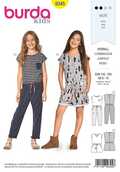 9345. Burda - CHILD'S SUMMER JUMPSUIT