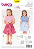 9364. Burda - CHILD SHIRT AND ELASTIC SKIRT