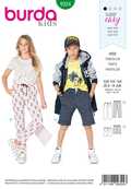 9324. Burda -  BURDA STYLE PATTERN CHILD'S ELASTIC WAIST PANTS