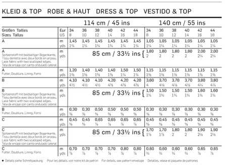 6646. Burda -  DRESS & TOP