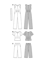 6516. Burda Dam - WOMEN'S COORDINATES